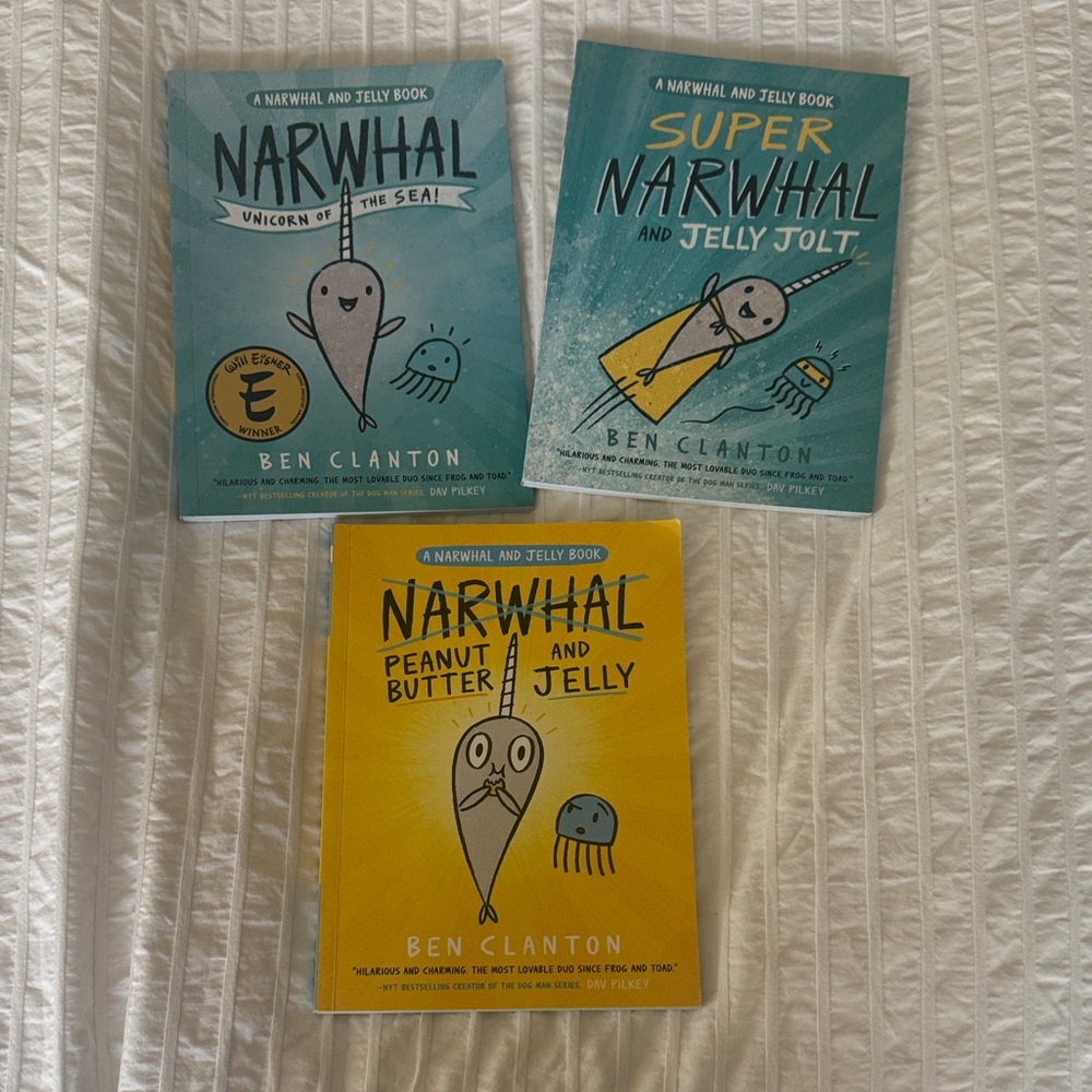 Narwhal and Jelly Book Set